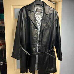 Women's Leather Coat